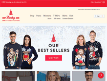 Tablet Screenshot of funkychristmassweaters.com